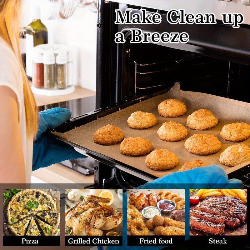 170pcs 9x11 Inch Rectangular Parchment Paper Sheets - Disposable Air Fryer Liners for Emeril, Lagasse, Foodi Instant Pot & More, Non-Stick, Easy Cleanup, Perfect for Baking, Roasting & Microwave Cooking, Baking Essentials | Rectangular Liners | Nonstick