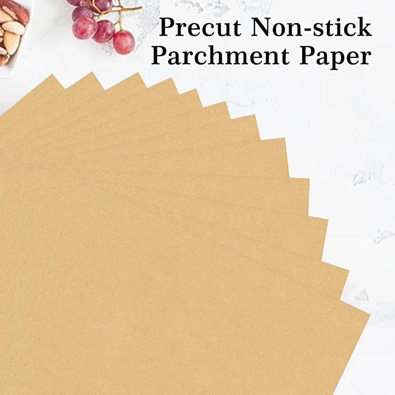 170pcs 9x11 Inch Rectangular Parchment Paper Sheets - Disposable Air Fryer Liners for Emeril, Lagasse, Foodi Instant Pot & More, Non-Stick, Easy Cleanup, Perfect for Baking, Roasting & Microwave Cooking, Baking Essentials | Rectangular Liners | Nonstick